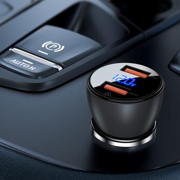 Tẩu sạc oto 45W Acefast B7