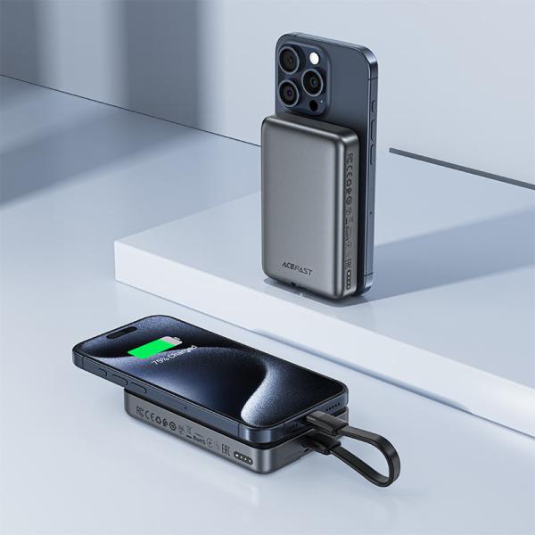 Sạc dự phòng nam châm Acefast M10-10000 PD30W